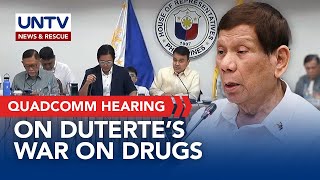 PART 1 House QuadComm hearing on Duterte drug war EJKs and other issues  November 13 2024 [upl. by Kirwin]