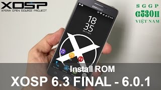 Kchannel  Install ROM XOSP 63 FinalAndroid 601 G530H [upl. by Notgnirrab]