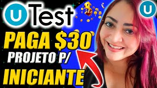 Teste de IA Pagando Em DOLAR Para Iniciantes  Renda Extra Na Internet utest [upl. by Glarum]