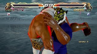 TEKKEN 7  Tiger Mask vs King [upl. by Aneerak]