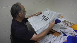 Wally Backman Reads About Lost Miners in Utah  Playing for Peanuts [upl. by Guildroy455]