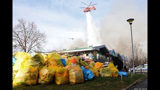 Požar u Kineskom tržnom centru u Beogradu [upl. by Naes168]