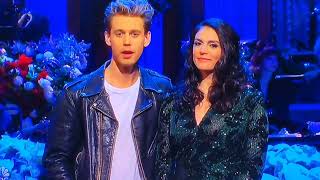 SNL  AUSTIN BUTLER  BLUE CHRISTMAS  EMOTIONAL FARWELL TO CECILY STRONG  AUSTIN BUTLER  SNL48 [upl. by Etan547]