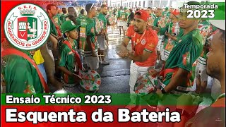 Grande Rio 2023  Esquenta da bateria  Ensaio Técnico  Samba ao vivo  ET23 [upl. by Attelra324]