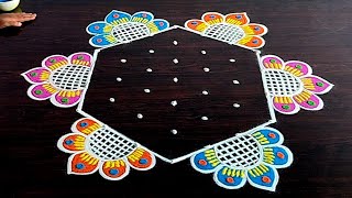 Sankranthi Special Flower Rangoli Designs 🌹 Sankranthi Muggulu 🌹 Sankranthi Chukkalu Muggulu 🌹 Sankr [upl. by Sloane]