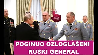 POGINUO OZLOGLAŠENI RUSKI GENERAL [upl. by Rufe]