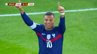 Kylian Mbappé 4 GOALS vs Kazakhstan World Cup Qualifiers 2022  HD 1080i [upl. by Ahsital725]