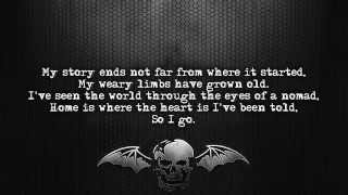 Avenged Sevenfold  Coming Home Lyrics on screen Full HD [upl. by Asen]