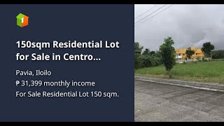 150sqm Residential Lot for Sale in Centro Verde Pavia Iloilo [upl. by Lletnwahs]