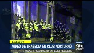 Este video muestra lo que ocurrió en las afueras de club nocturno bogotano [upl. by Ainattirb]