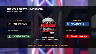 2022 PBA Collegiate Invitational presented by Storm  Full PBA Bowling Telecast [upl. by Leemaj]