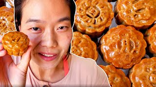 June Shows How To Make Traditional Mooncakes For MidAutumn Festival At Home  Delish [upl. by Anauqes]