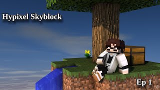 Hypixel Skyblock Ep 1 things dident go well [upl. by Asyar734]