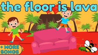 The Floor Is Lava Kids Song Collection  Fun Kids Music [upl. by Evannia]