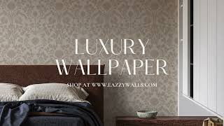 Transform Your Home with Luxury Wallpaper  Stunning Peel amp Stick Wallpaper Designs by EazzyWalls [upl. by Noiztneb598]