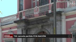 El Tribunal Supremo Electoral confirma la cancelación del partido FCNNación [upl. by Ahtiekahs244]