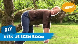 Boom stekken met de Boswachter  OERRR DIY [upl. by Yenhoj]