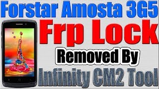 Forstar Amosta 3G5 Frp Removed by Infinity CM2 Dongle [upl. by Twelve326]