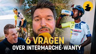 6️⃣ vragen over IntermarchéWanty voor het seizoen 2024  WIELERFLITS [upl. by Yelknirb]