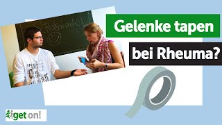 Gelenke tapen Handgelenk tapen mit Anleitung  Tipps von Gordon und Karen  Rheuma  Liga [upl. by Yelbmik]