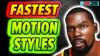 Fastest Motion Styles for Bigman Builds 610quot  on NBA 2K25 [upl. by Uolymme387]