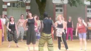 Initiation africaine de la danse Danse du CongoBrazza [upl. by Idur]