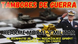 TAMBORES DE GUERRA contra el desarme moral y militar de España Almirante R JUAN Rodríguez GARAT [upl. by Ymmat]