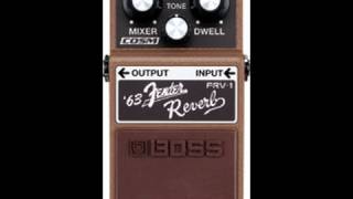 Boss FRV 1 63 Fender Spring Reverb Pedal  PMT [upl. by Aneehsal]