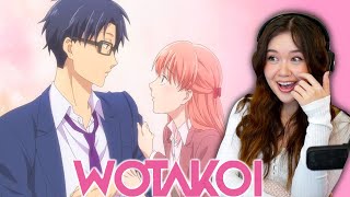 AN OFFICE ROMANCE  Wotakoi Love is Hard for Otaku Episode 1 REACTION [upl. by Lauri410]