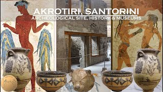 What is in Akrotiri Santorini  History Archaeological Site Prehistoric Museum Documentary  4K [upl. by Aihsas493]