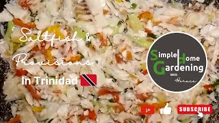 Cooking Saltfish and Provisions in Trinidad  Cooking Vlog  Trinidad and Tobago Caribbean [upl. by Kirshbaum]