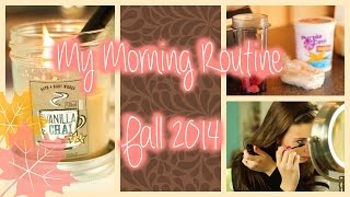 My School Morning Routine Fall 2014 [upl. by Laveen438]