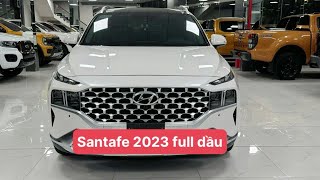 Huyndai santafe 2023 bản 22 full dầu cao cấp xe đẹp xuất sắc lh 0813561111 [upl. by Renraw]