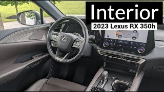 2023 Lexus RX 350h Interior  Detailed Walkthrough [upl. by Tekcirc]