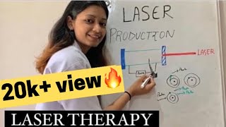 Laser Therapy in physiotherapy  electrotherapy  production  Types  PART 12 [upl. by Nysa]