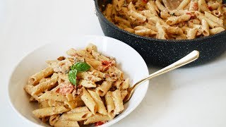 VEGAN SUNDRIED TOMATO PASTA RECIPE  Easy amp Delicious [upl. by Eissak]