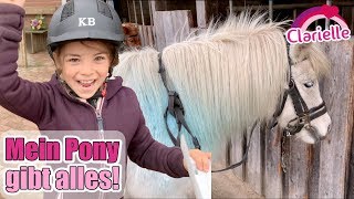 Prüfung auf dem Reiterhof 🐴 Ich mache das Reitabzeichen mit meinem Pony Shopping Haul  Clarielle [upl. by Cirda]