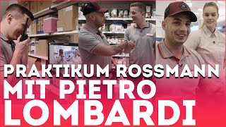 Praktikum bei Rossmann mit PIETRO LOMBARDI  Ein Aaron für alle Fälle [upl. by Lidda]