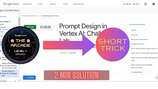 Prompt Design in Vertex AI Challenge Lab  GSP519  GENAI STUDY JAM [upl. by Ariem793]