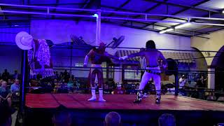 Danny Chance Vs Calavera de Diamante Vs Kike Caballero en Will Wrestling y Salinas Promotions [upl. by Crelin954]