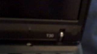 IBM Thinkpad T30 booting up 1000 Views [upl. by Enuj173]