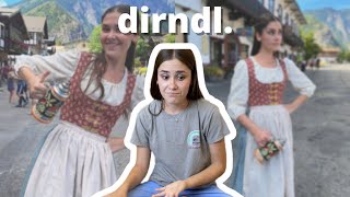 I Made a German Dirndl Dress Making DIY [upl. by Suoicserp]