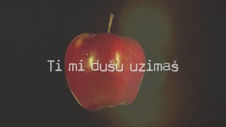 Crvena jabuka  Ti mi dušu uzimaš Official lyric video [upl. by Diarmit883]