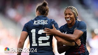 US womens rugby begins medal quest with a commanding win over Japan  Paris Olympics  NBC Sports [upl. by Anne-Corinne]