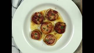 Easy Brown Butter Scallops [upl. by Yrac]