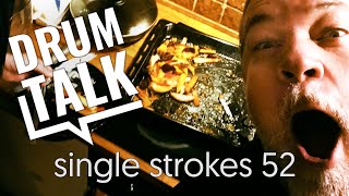 Meshuggahs Tomas Haake is a chef  drumtalk single strokes 52 [upl. by Binnings]