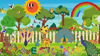 Raindrops falling pitterpatter Rhyme  Best Nursery Tunes and Rhymes for Kids [upl. by Ahtanaram]