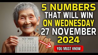 Lucky Numbers 5 NUMBERS TO WIN JACKPOT on Tuesday 19th NOVEMBER 2024  Buddhist Philosophy [upl. by Massimiliano]