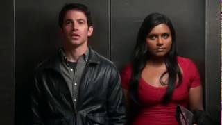 The Mindy Project Mindy and Danny Elevator Scene quotGo To Hellquot Season 1 Episode 1 [upl. by Thorwald]