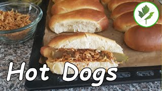 Super leckere Hot Dog Brötchen selber machen [upl. by Lodhia840]